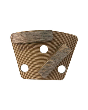 Trapezoid - Double Bar Segments - Soft Bond - Drilled Out